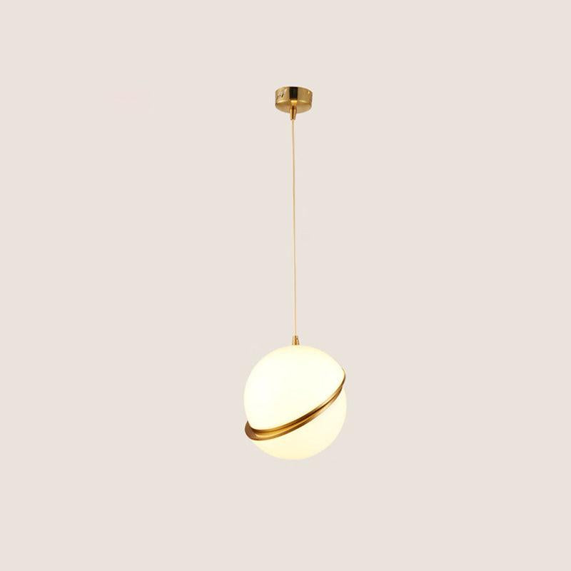 Cut Glass Globe Pendant Light