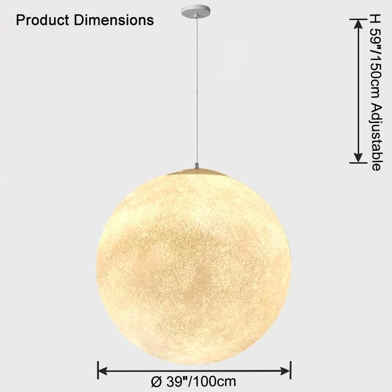 Globe Moon Large Pendant Light