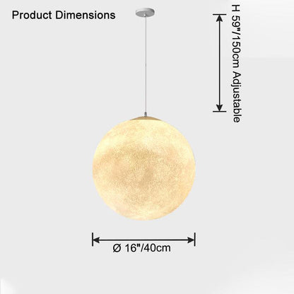 Globe Moon Large Pendant Light