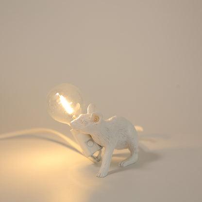 Lampe de table pour petits animaux en forme de souris