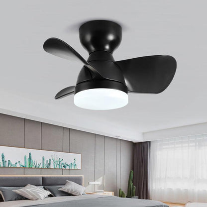 Small Flush Mount Ceiling Fan Lamp