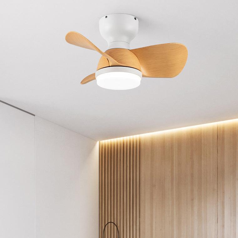 Small Flush Mount Ceiling Fan Lamp