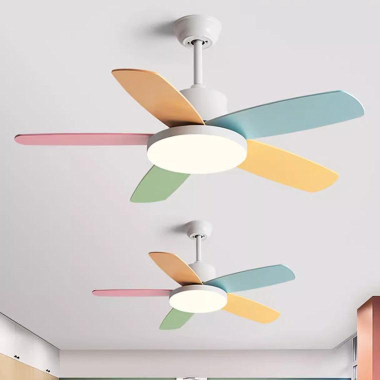 5 Blade Scandi Ceiling Fan Lamp