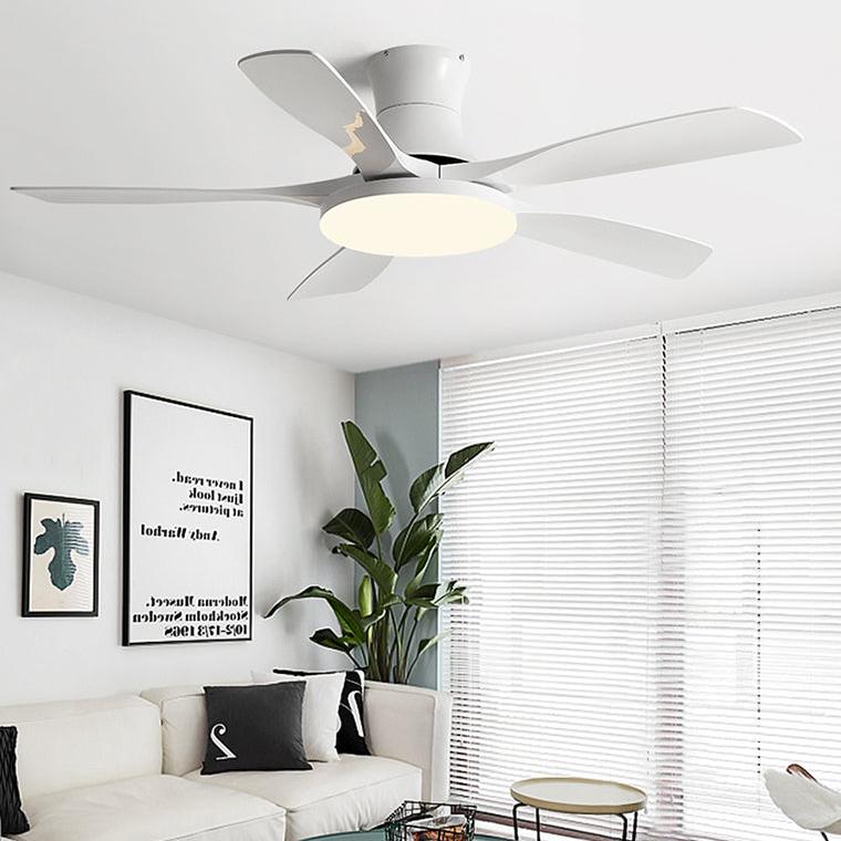 Lampe de ventilateur de plafond moderne à 5 pales