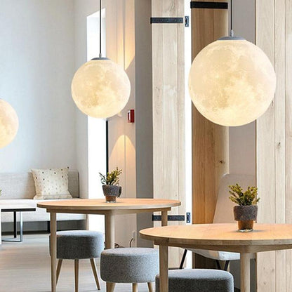 Globe Moon Large Pendant Light