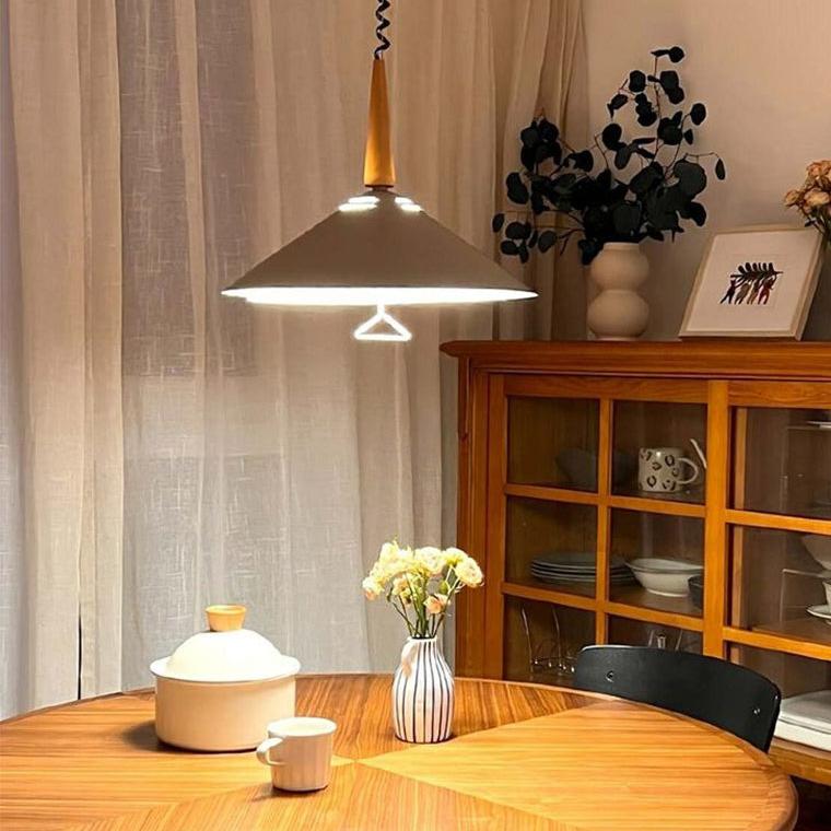 Rise and Fall Cone Pendant Light