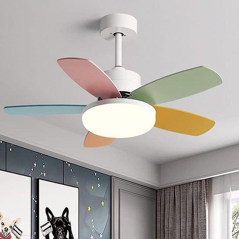 5 Blade Scandi Ceiling Fan Lamp