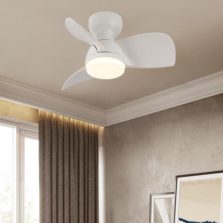 Small Flush Mount Ceiling Fan Lamp