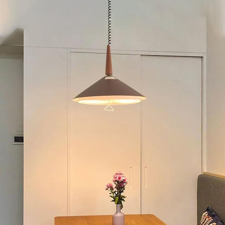 Rise and Fall Cone Pendant Light