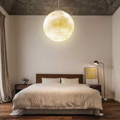 Globe Moon Large Pendant Light