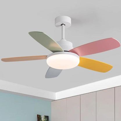 5 Blade Scandi Ceiling Fan Lamp