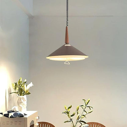 Rise and Fall Cone Pendant Light