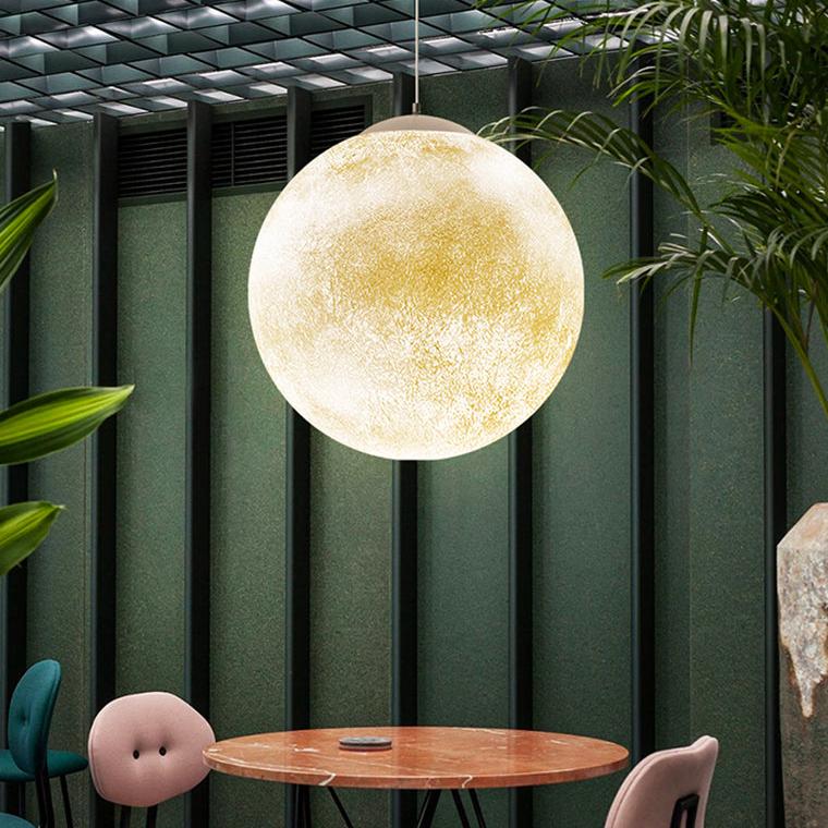 Globe Moon Large Pendant Light