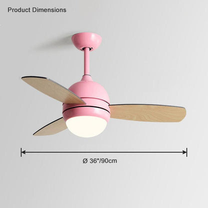 Scandi Ceiling Fan Lamp