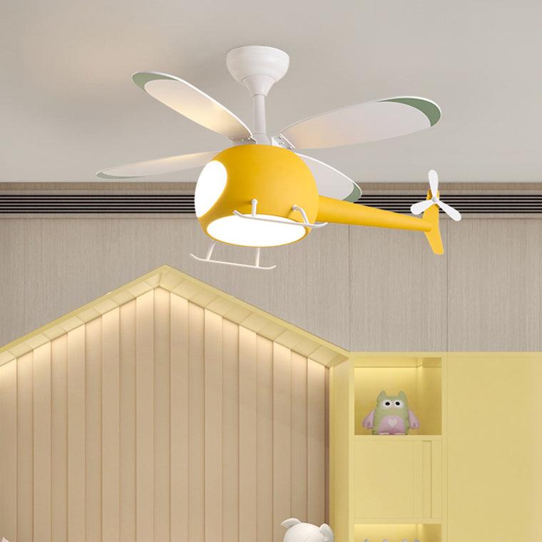 Airplane Children Ceiling Fan Lamp