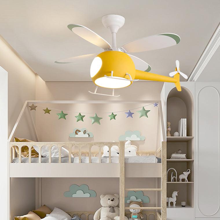 Airplane Children Ceiling Fan Lamp