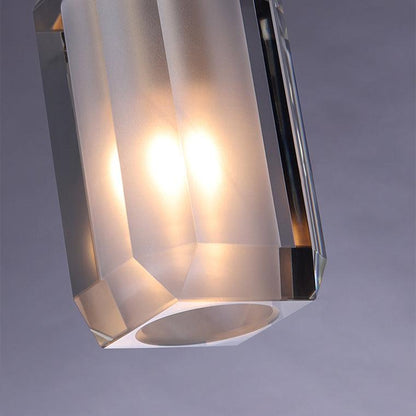 Rectangle Crystal Pendant Light