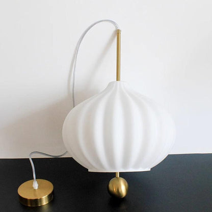 Wind Bell Milk Glass Pendant Light