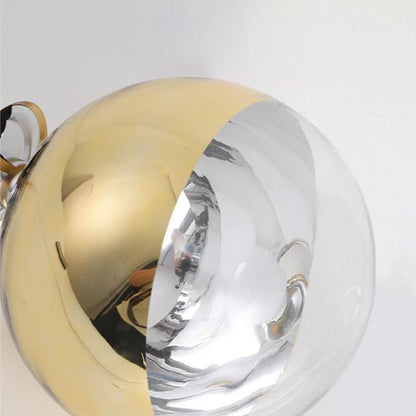 Gold Chrome Globe Pendant Light