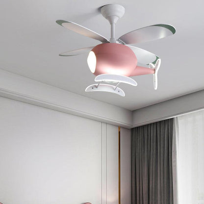 Airplane Children Ceiling Fan Lamp