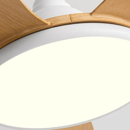 Lampe de ventilateur de plafond moderne blanche