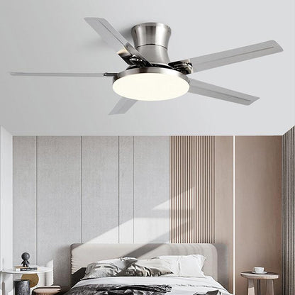 Lampe de plafond en métal Slimline pour ventilateur