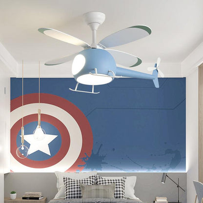 Airplane Children Ceiling Fan Lamp