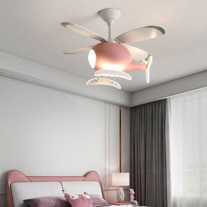 Airplane Children Ceiling Fan Lamp