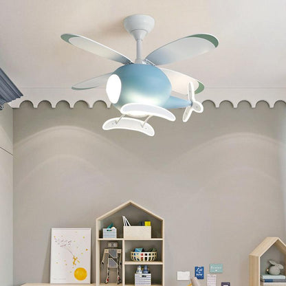 Airplane Children Ceiling Fan Lamp