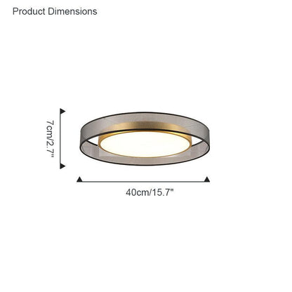 Fabric Round Ceiling Light