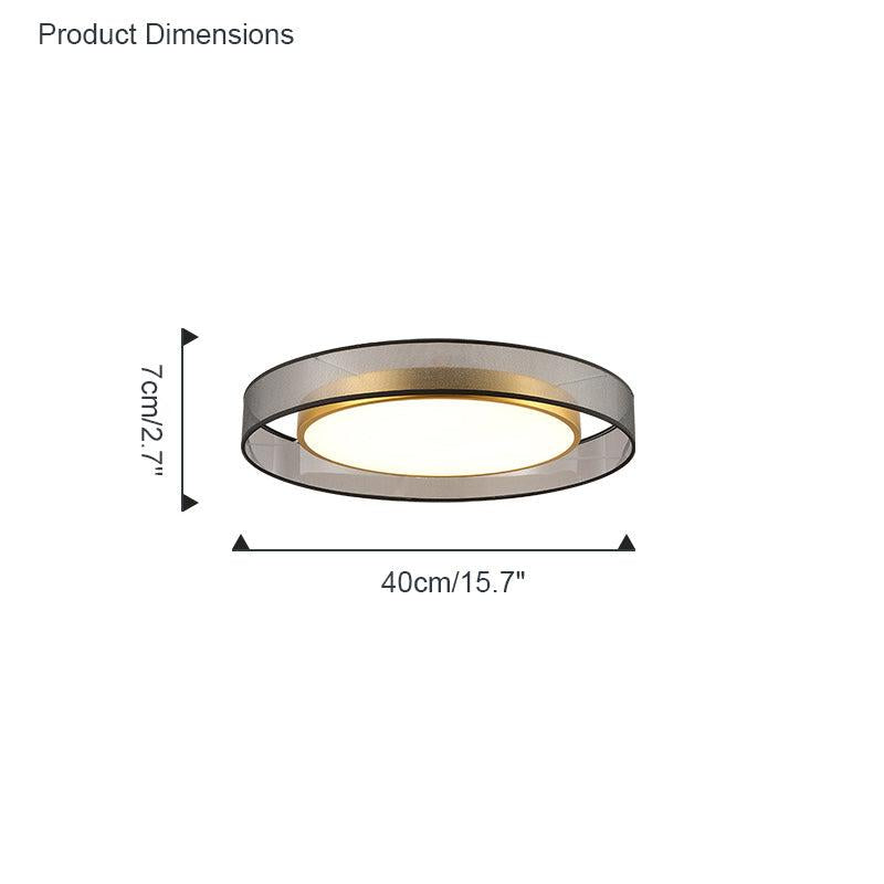 Fabric Round Ceiling Light