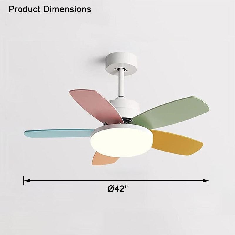 5 Blade Scandi Ceiling Fan Lamp