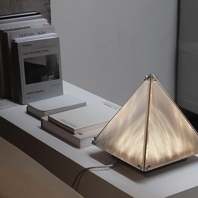 Pyramid Night Table Lamp