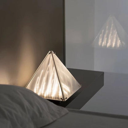 Pyramid Night Table Lamp