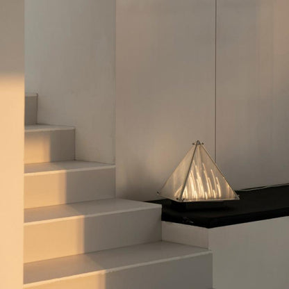 Pyramid Night Table Lamp