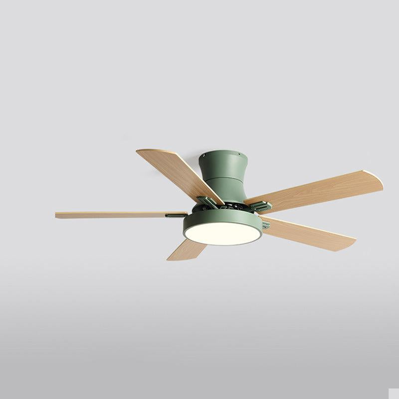 Low Profile Wood Ceiling Fan Lamp