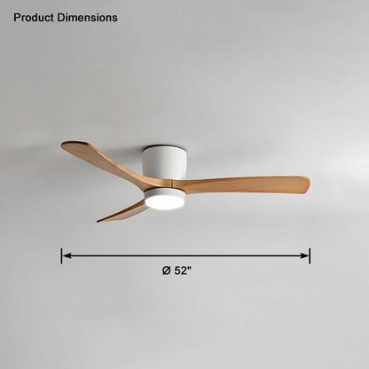 Large Low Profile Ceiling Fan Lamp