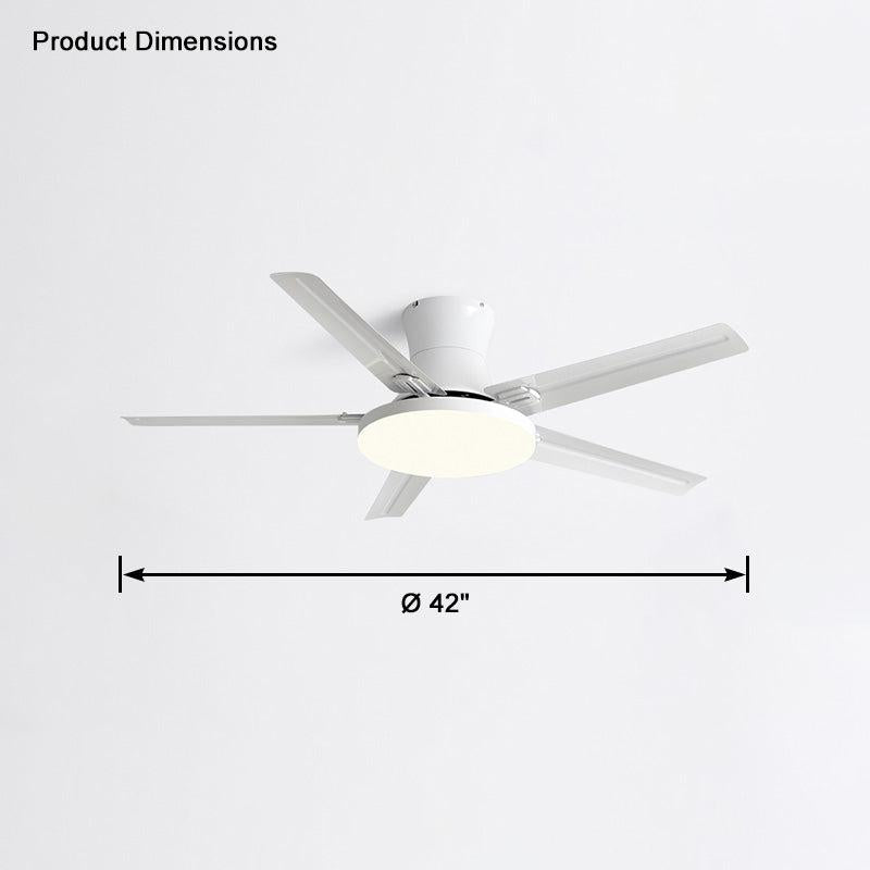 Lampe de plafond en métal Slimline pour ventilateur