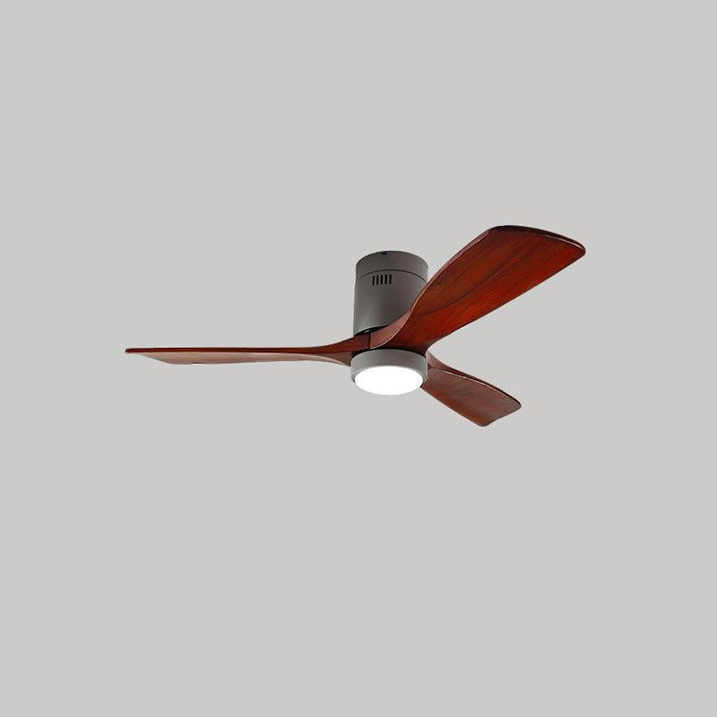 Mid-century Modern Hugger Ceiling Fan Lamp