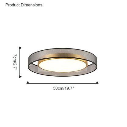 Fabric Round Ceiling Light