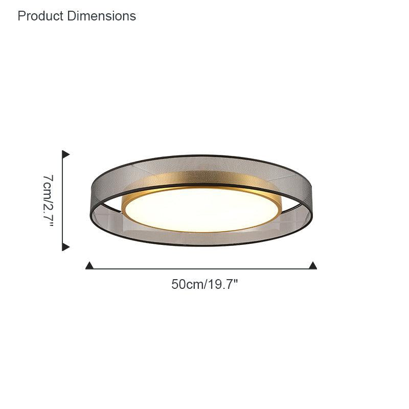 Fabric Round Ceiling Light