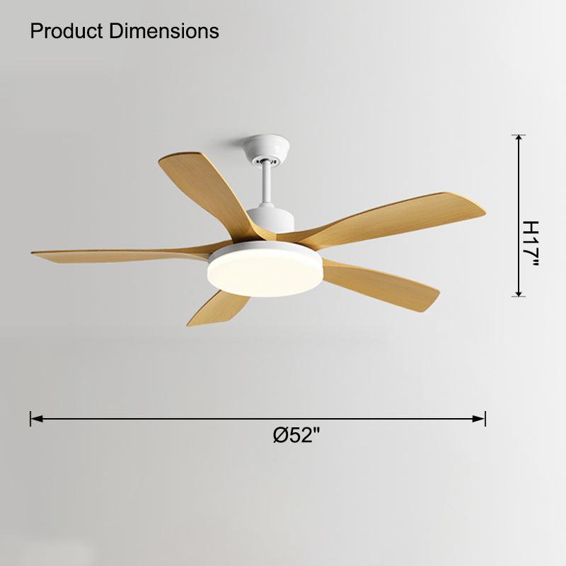 Lampe de plafond à 5 pales Scandi