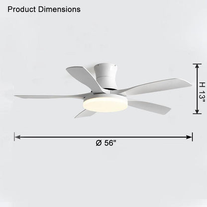 5 Blade Modern Ceiling Fan Lamp