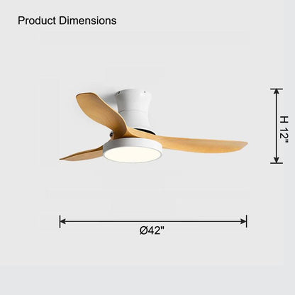 Flush Mount Ceiling Fan Lamp