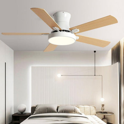 Low Profile Wood Ceiling Fan Lamp