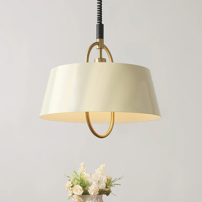 Modern Colored Pull Chain Pendant Light