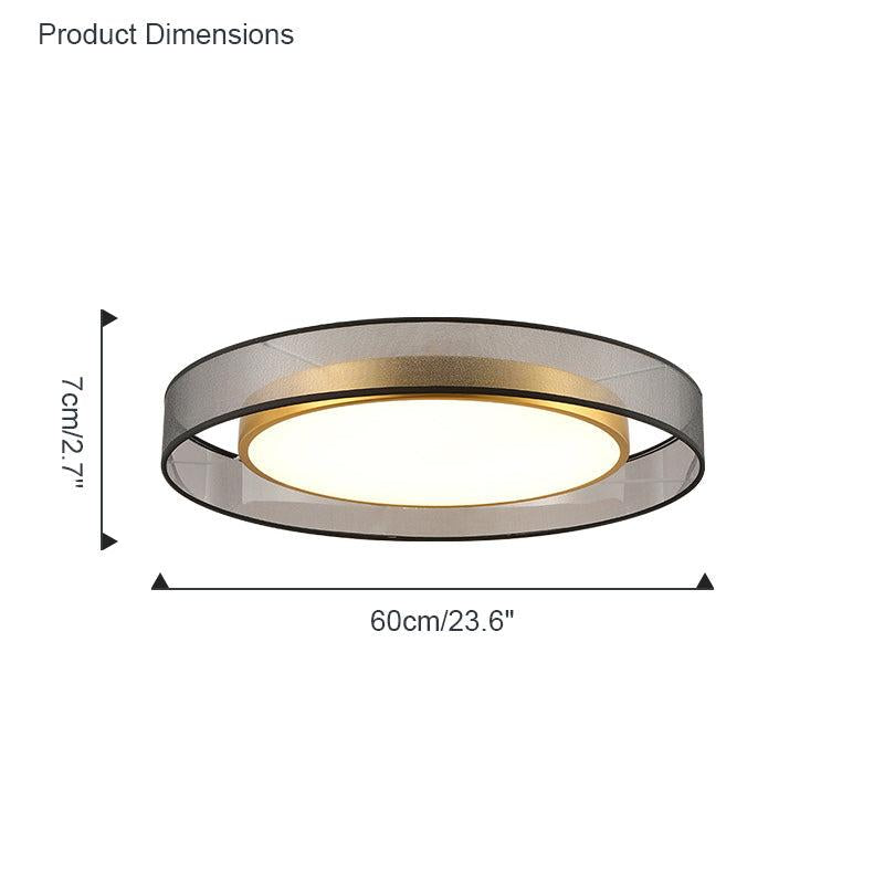 Fabric Round Ceiling Light