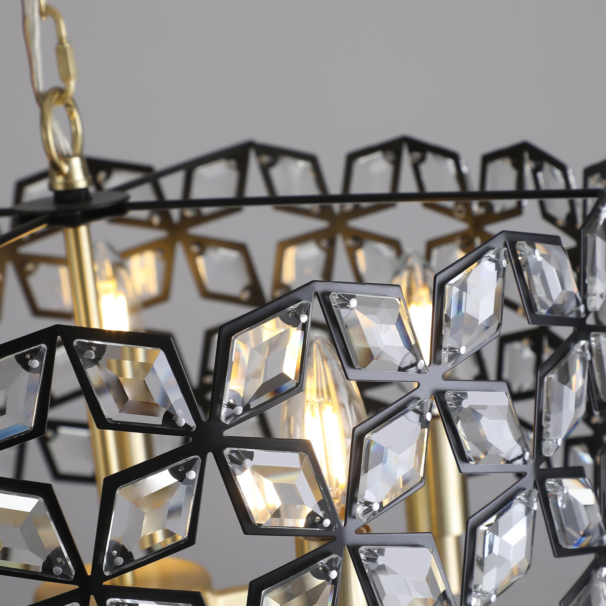 Modern Crystal Chandelier for Living-Room Round Cristal Lamp Luxury Home Decor Light Fixture