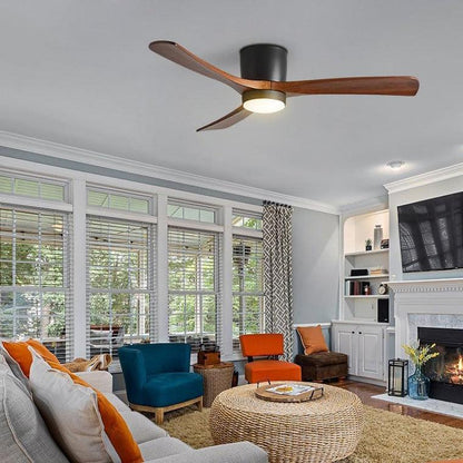 Large Low Profile Ceiling Fan Lamp