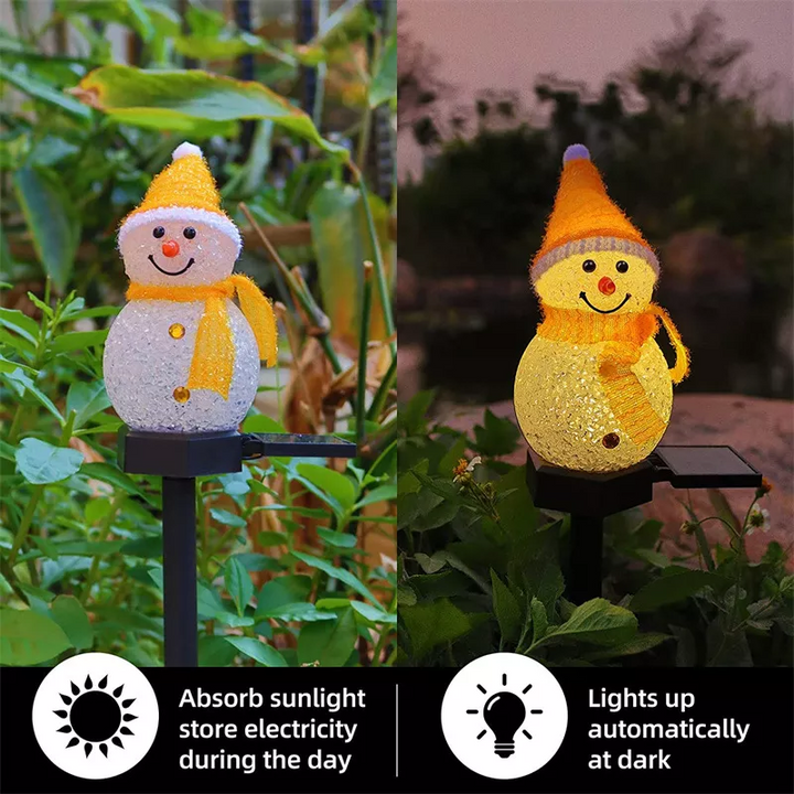 Solarwise: SnowmanChristmas Garden Lights